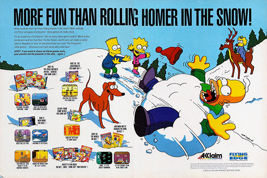 The Simpsons 1992 ad