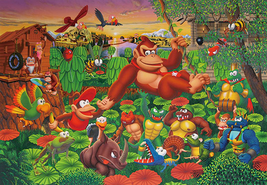 Donkey Kong jigsaw puzzle