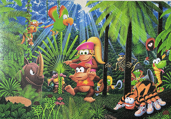 Donkey Kong jigsaw puzzle